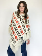Load image into Gallery viewer, Vintage Hand Knit Poncho