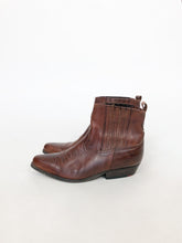 Load image into Gallery viewer, Vintage 80s Joe Sanchez Brown Leather Ankle Boots Size 40