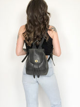 Load image into Gallery viewer, Vintage Coach Legacy 9960 Black Leather Backpack