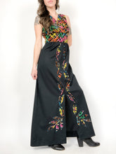 Load image into Gallery viewer, Vintage 80s Gina Rinaldi Abstract Maxi Dress