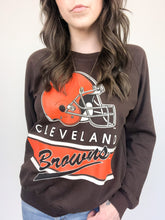 Load image into Gallery viewer, Vintage 80s Cleveland Browns Football Sweater