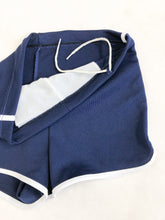 Load image into Gallery viewer, Vintage 70s Jantzen Navy Blue Athletic Shorts