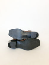 Load image into Gallery viewer, Vintage Dark Brown Leather Harness Boots Size 8.5