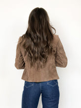 Load image into Gallery viewer, Vintage 70s Skincheetahs Brown Suede Faux Shearling Jacket