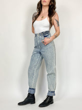 Load image into Gallery viewer, Vintage 80s P.S. Gitano Ultra High Rise Acid Wash Jeans Waist 28-30”
