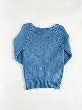 Load image into Gallery viewer, Vintage Dusty Blue Pullover Sweater
