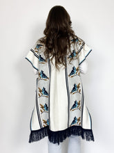 Load image into Gallery viewer, Vintage 70s Knit Bluebird Cape
