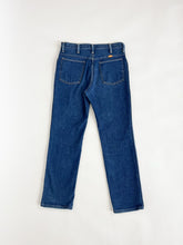 Load image into Gallery viewer, Vintage 70s Rustler Dark Wash Jeans Waist 32”
