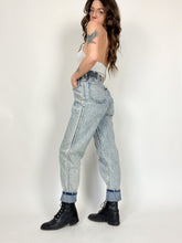 Load image into Gallery viewer, Vintage 80s P.S. Gitano Ultra High Rise Acid Wash Jeans Waist 28-30”
