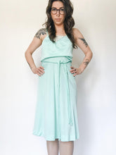 Load image into Gallery viewer, Vintage 70s Mint String Waist Dress
