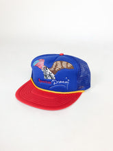 Load image into Gallery viewer, Vintage 70s American Dream Red and Blue Trucker Hat
