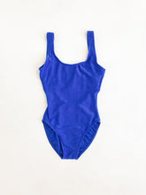 Load image into Gallery viewer, Vintage 90s Jantzen Electric Blue One Piece Size XS/S
