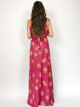 Load image into Gallery viewer, Vintage 70s Joyce Palmer Pink Floral Maxi Dress
