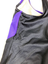 Load image into Gallery viewer, Vintage 80s Island Native Black and Purple One Piece Size L/XL
