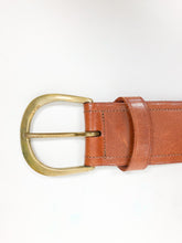 Load image into Gallery viewer, Vintage Ports International Cognac Leather Belt
