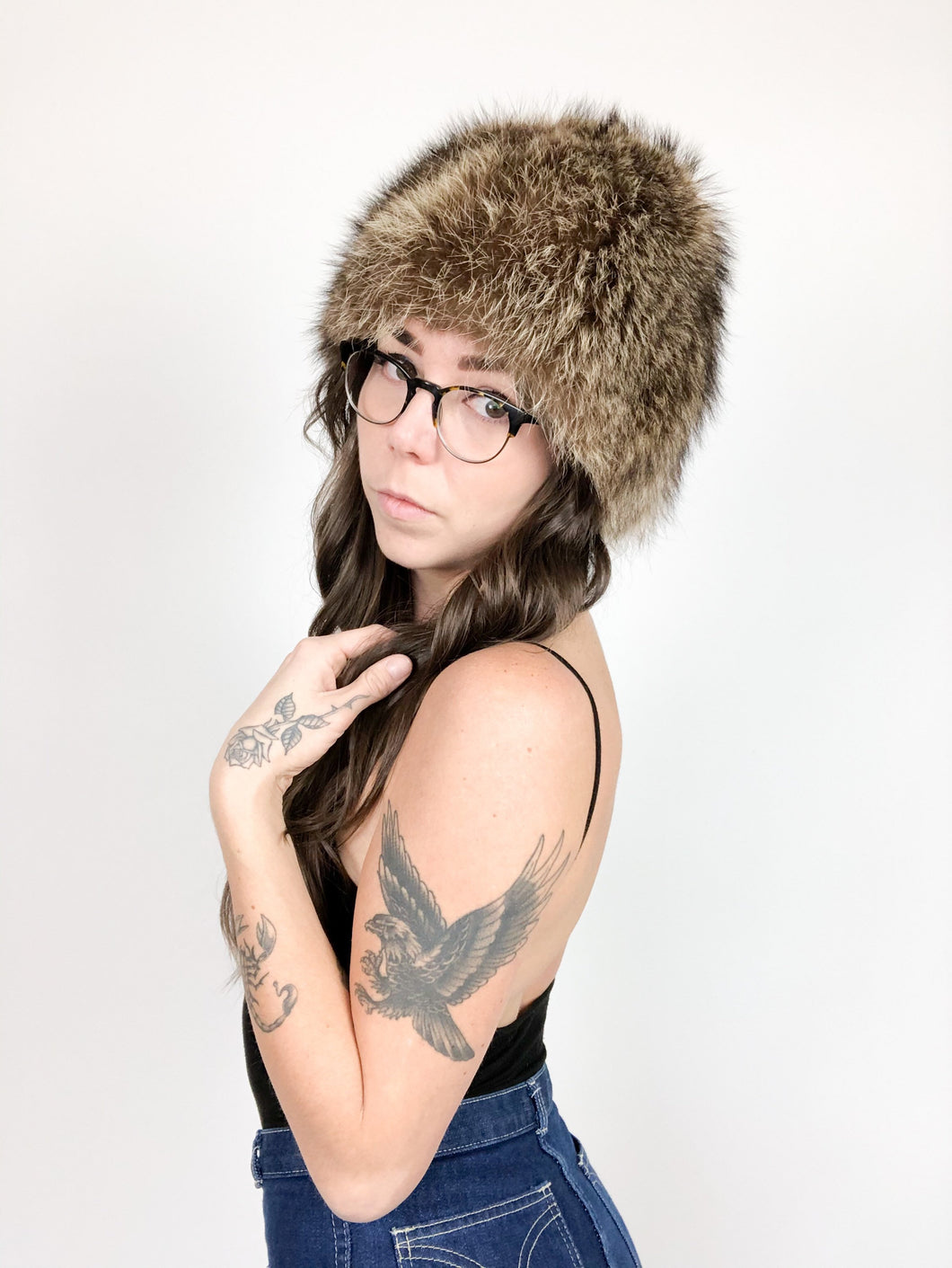 Vintage 60s Fur Hat