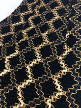 Load image into Gallery viewer, Vintage 80s Nu-Mode Black and Gold Sequin Party Dress
