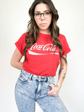 Load image into Gallery viewer, Vintage 90s Red Coca-Cola Logo Tee Size M
