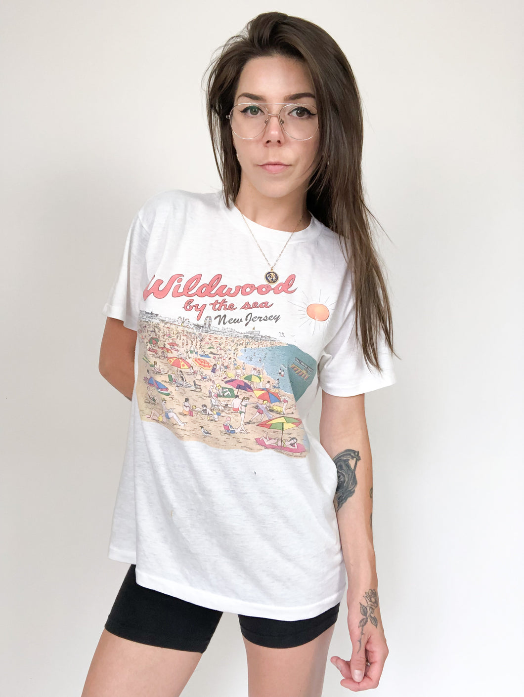 Vintage 80s/90s Wildwood By the Sea New Jersey Tee Size M