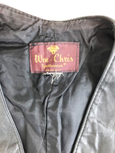 Load image into Gallery viewer, Vintage 80s WM Chris Black Leather Vest

