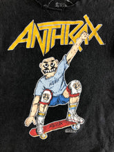 Load image into Gallery viewer, Vintage 80s Anthrax Spreading the Disease by Skating Across the World Tee
