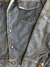 Load image into Gallery viewer, Vintage 70s Sears Roebucks Well Worn Trashed Denim Jacket
