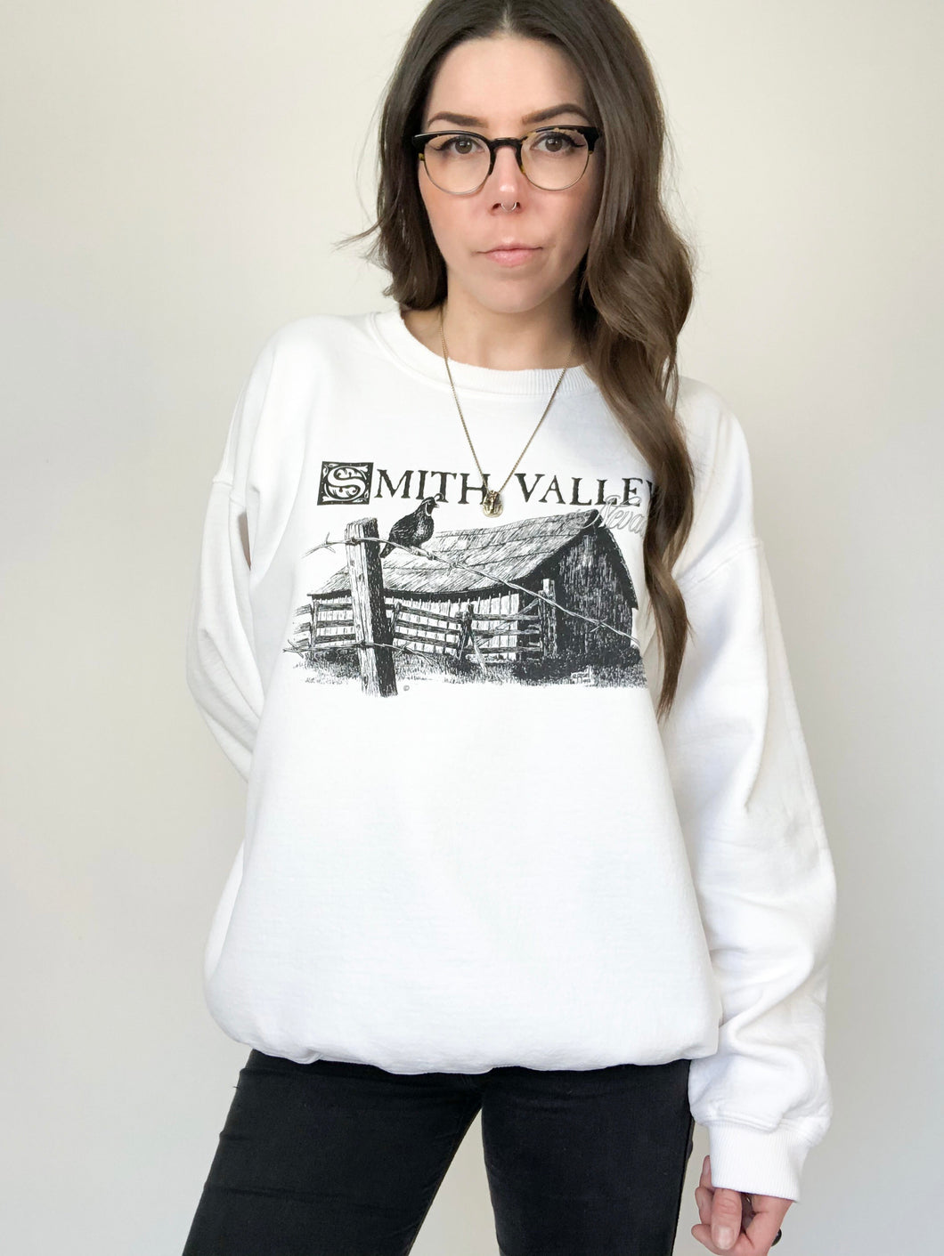 Vintage 90s Smith Valley Nevada Bird Sweater