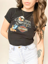 Load image into Gallery viewer, Harley Davidson Black Rocky’s London Too Cool Tee Size Youth M
