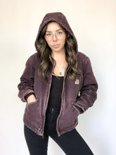 Load image into Gallery viewer, Vintage Carhartt Burgundy Faded Distressed Jacket

