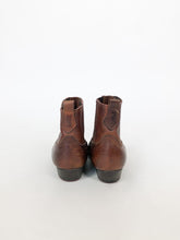 Load image into Gallery viewer, Vintage 80s Joe Sanchez Brown Leather Ankle Boots Size 40
