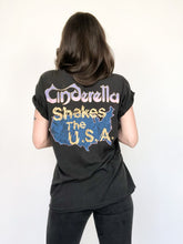 Load image into Gallery viewer, Vintage 1986 Cinderella Shakes the USA Tour Tee Size L
