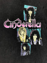 Load image into Gallery viewer, Vintage 1986 Cinderella Shakes the USA Tour Tee Size L
