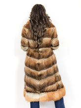 Load image into Gallery viewer, Vintage 60s Fox Trim Fur Coat
