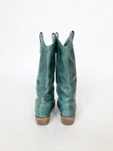 Load image into Gallery viewer, Vintage FRYE Jade Green Carson Western Boots Size 6.5
