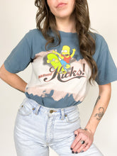 Load image into Gallery viewer, Vintage Y2K Bart Simpson ‘This Board Kicks’ Tee Size Youth XL
