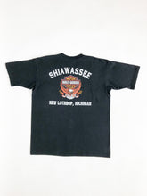 Load image into Gallery viewer, Vintage 1996 Harley Davidson Shiawassee New Lothrop Michigan Tee Size XL
