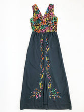 Load image into Gallery viewer, Vintage 80s Gina Rinaldi Abstract Maxi Dress
