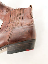 Load image into Gallery viewer, Vintage 80s Joe Sanchez Brown Leather Ankle Boots Size 40
