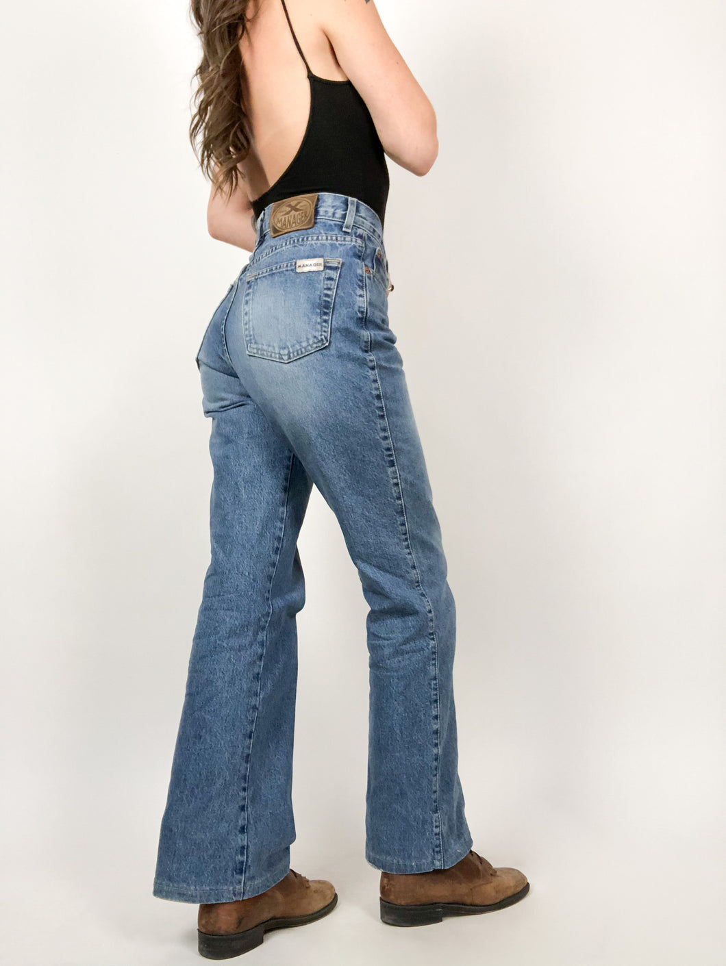 Vintage 90s Manager Mid Rise Jeans Waist 29”/30”