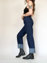 Load image into Gallery viewer, Vintage 90s Rustler Dark Wash High Rise Jeans Waist 30”
