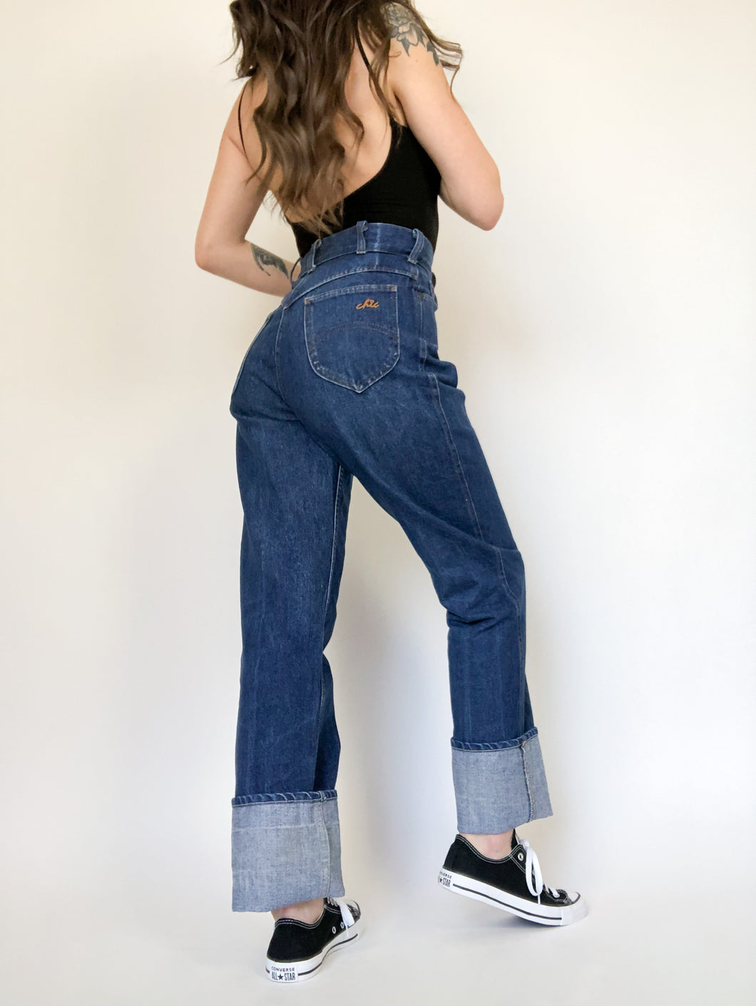 Vintage 80s Chic by h.i.s High Rise Straight Leg Jeans Waist 29”