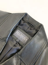 Load image into Gallery viewer, Vintage 00s Black Leather Trench
