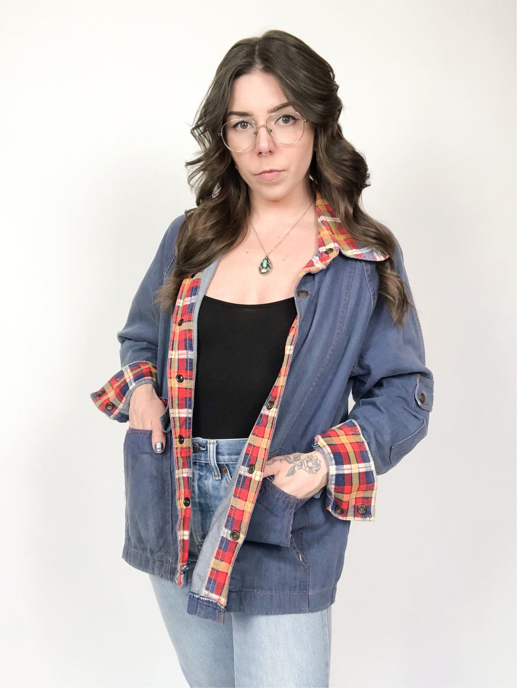 Vintage 70s Denim Chore Coat