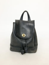 Load image into Gallery viewer, Vintage Coach Legacy 9960 Black Leather  Backpack
