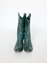 Load image into Gallery viewer, Vintage FRYE Jade Green Carson Western Boots Size 6.5
