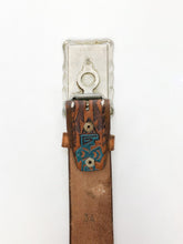 Load image into Gallery viewer, Vintage Thunderbird Hand Painted Embossed Leather Belt
