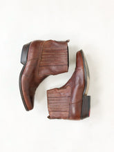 Load image into Gallery viewer, Vintage 80s Joe Sanchez Brown Leather Ankle Boots Size 40
