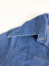 Load image into Gallery viewer, Vintage ‘Lady Wrangler’ Sportswear Cropped Denim &amp; Suede Jacket
