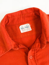 Load image into Gallery viewer, Vintage 70s Big Mike Union Made Orange Flannel Button Up
