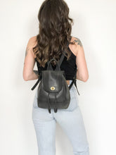 Load image into Gallery viewer, Vintage Coach Legacy 9960 Black Leather  Backpack
